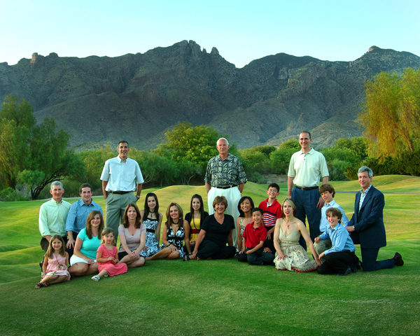 Outdoor family photography in Southern Arizona