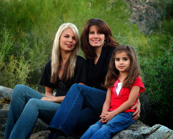 Outdoor family photography in Southern Arizona