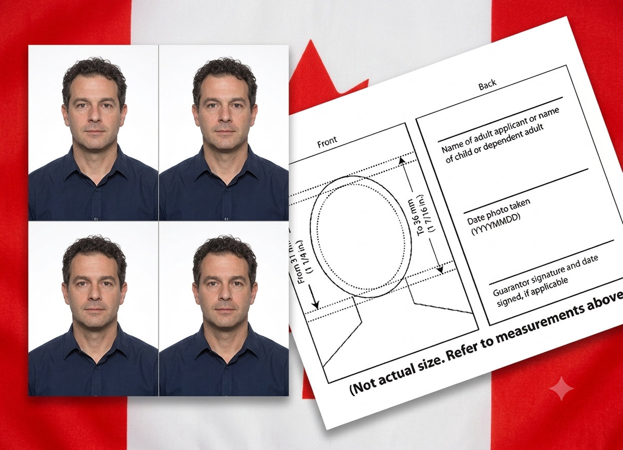 Passport photo example